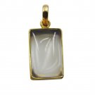 exquisite Crystal Quartz Gold Plated White Pendant Fashion freely US