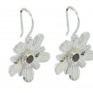 cute Garnet 925 Sterling Silver Red Earring Natural gemstone US