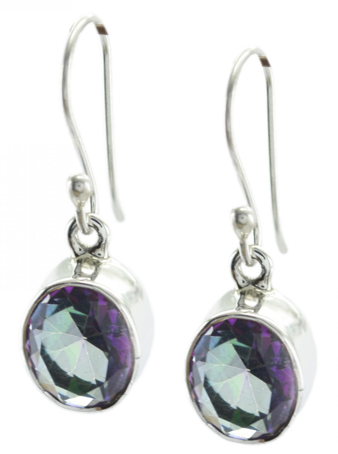 fascinating Mystic Quartz 925 Sterling Silver Multi Earring Natural regular US