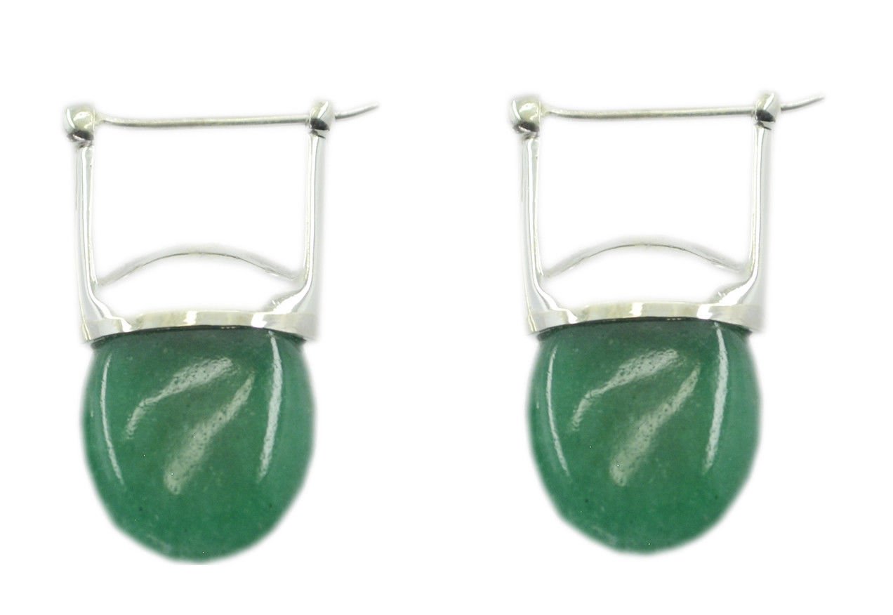 excellent Indian Emerald 925 Sterling Silver Green Earring Natural suppiler US
