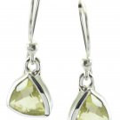 comely Lemon Quartz 925 Sterling Silver Yellow Earring genuine exporter US