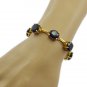 fascinating Amethyst CZ Gold Plated Purple Bracelet genuine handmade US gift