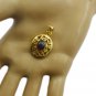delicate Garnet Gold Plated Red Pendent Glass freely US