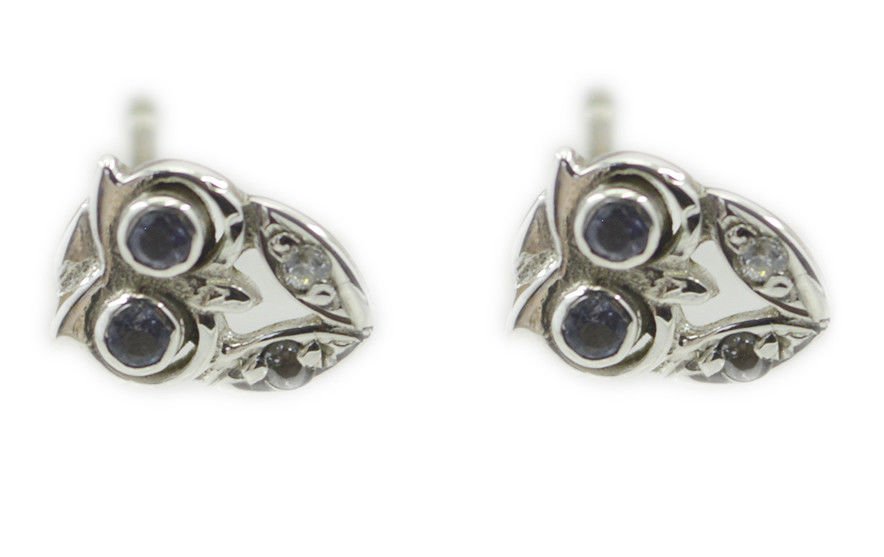 fascinating Iolite 925 Sterling Silver Blue Earring genuine supplies US
