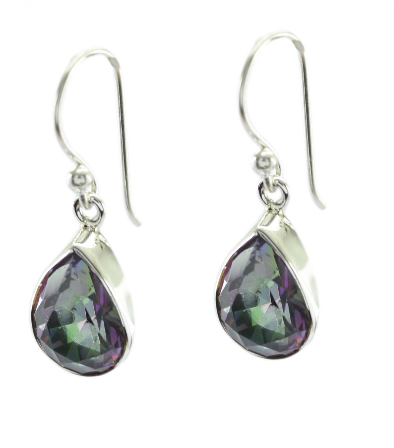 delicate Mystic Quartz 925 Sterling Silver Multi Earring Natural gemstone US