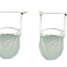 splendid Aqua Chalcedony 925 Sterling Silver Blue Earring Natural exporter US