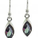 cute Mystic Quartz 925 Sterling Silver Multi Earring genuine jewelry US