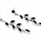 bewitching Black Onyx 925 Sterling Silver Black Earring Natural simply US