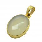 bonnie Chalcedony Gold Plated Blue Pendant Glass common US