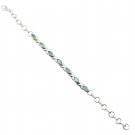gorgeous Chalcedony 925 Sterling Silver Blue Bracelet Natural exporter US