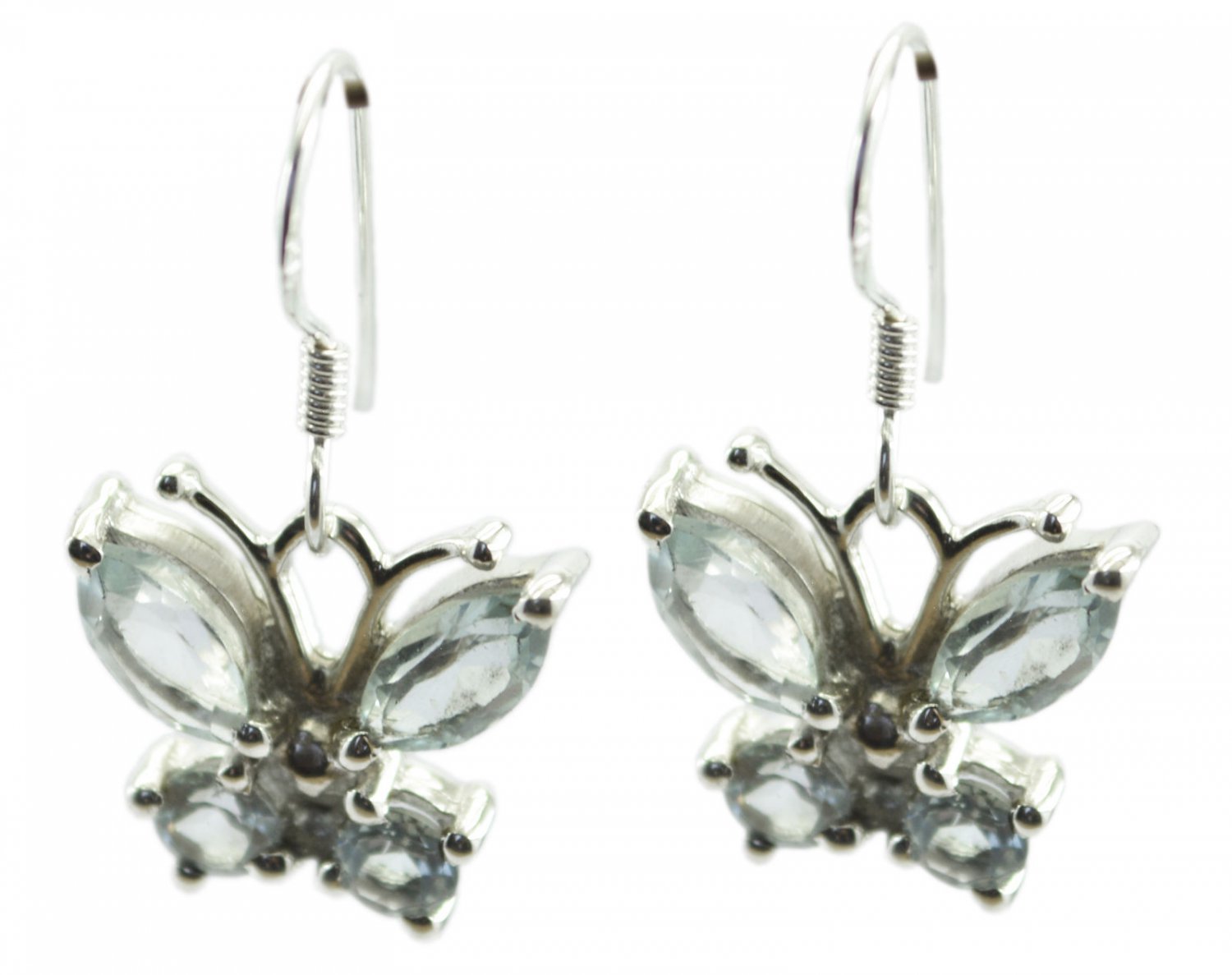 ideal Blue Topaz 925 Sterling Silver Blue Earring Natural common US