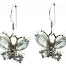 ideal Blue Topaz 925 Sterling Silver Blue Earring Natural common US