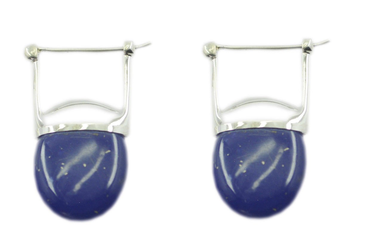 bonnie Lapis lazuli 925 Sterling Silver Blue Earring Natural india US