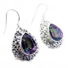 delicate Mystic Quartz 925 Sterling Silver Multi Earring genuine regular US