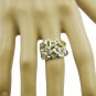captivating Peridot 925 Sterling Silver Green Ring genuine gemstones US