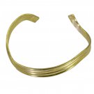 enticing Plain Gold Plated multi Bangle Fashion simply US