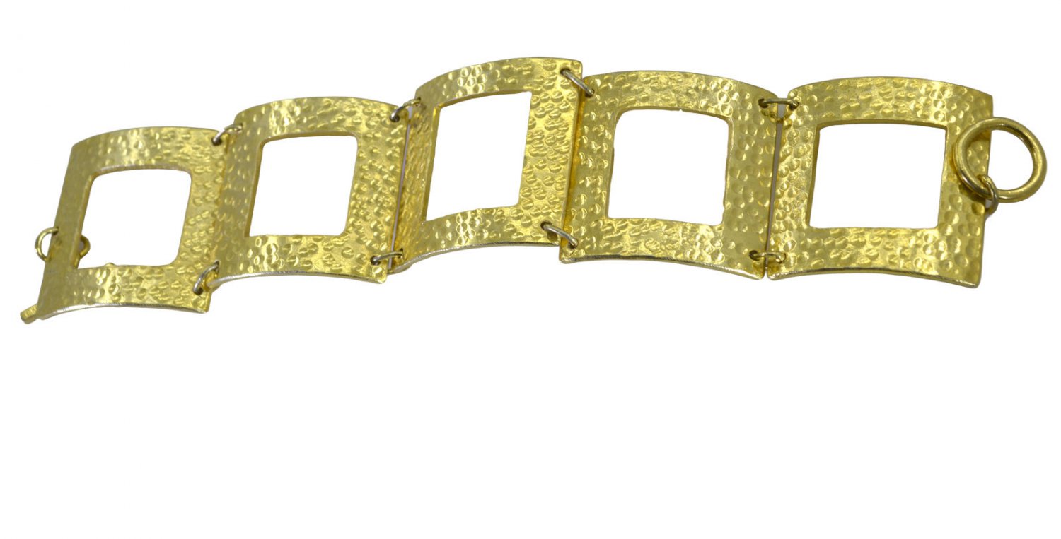 appealing Plain Gold Plated multi Bangle Glass Designer US