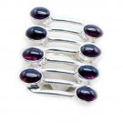 delicate Garnet 925 Sterling Silver Red Ring genuine Designer US