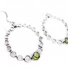 charming Peridot 925 Sterling Silver Green Earring genuine supplies US