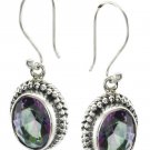 excellent Mystic Quartz 925 Sterling Silver Multi Earring genuine ordinary US