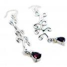 bewitching Garnet 925 Sterling Silver Red Earring Natural jewellery US