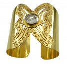 inviting Multi Gemstone Gold Plated Multi Bangle Natural Designer US gift
