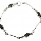 captivating Garnet 925 Sterling Silver Red Bracelet Natural Designer US