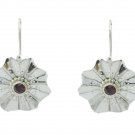 pulchritudinous Garnet 925 Sterling Silver Red Earring genuine supply US