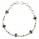 adorable Garnet 925 Sterling Silver Red Bracelet genuine jewelry US