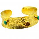 charming Multi Gemstone Gold Plated Multi Bangle genuine ordinary US gift