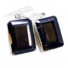 comely Smoky Quartz 925 Sterling Silver Brown Earring Natural usually US