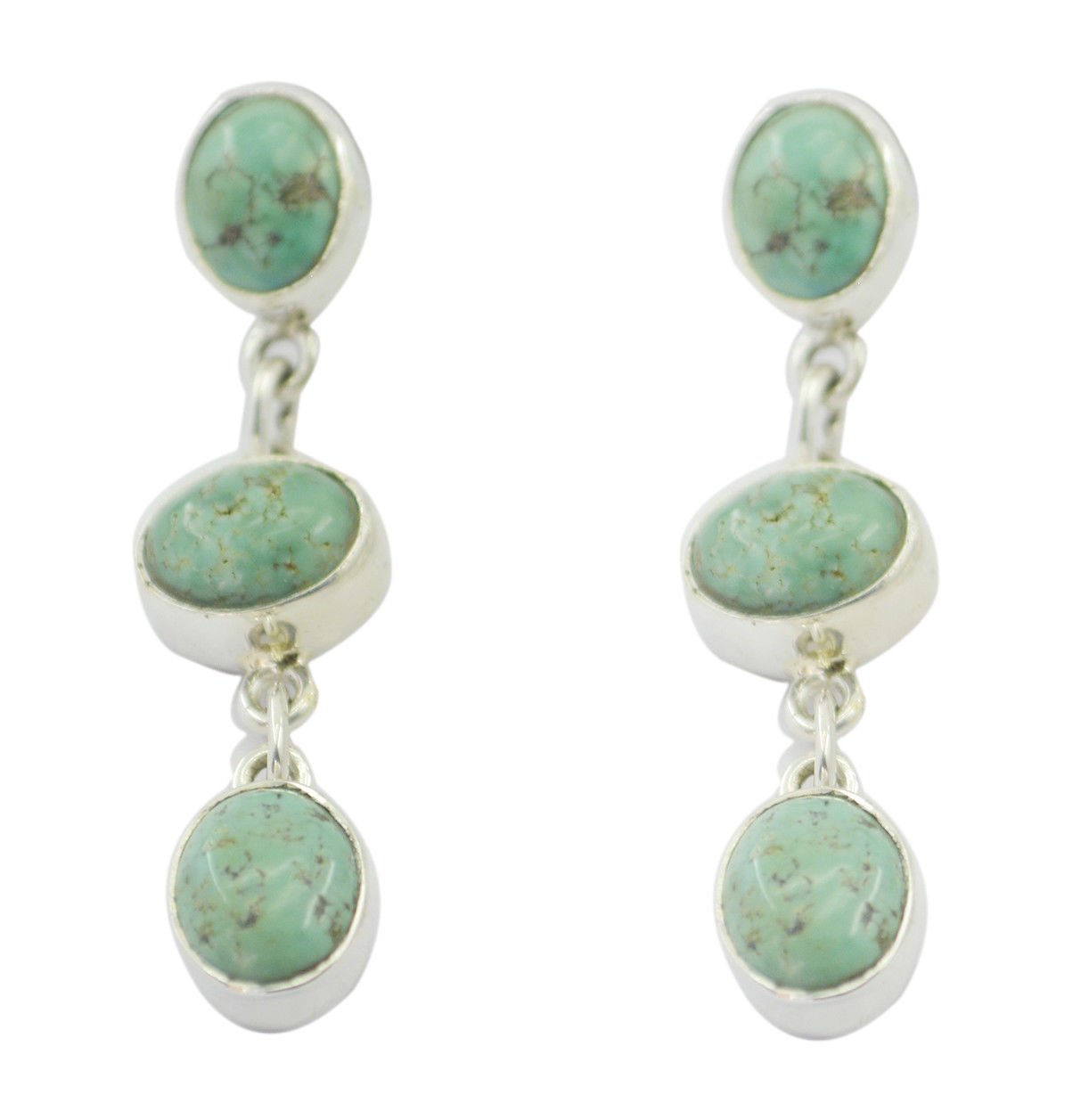 fine-looking Turquoise 925 Sterling Silver Multi Earring genuine supply US