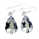cute Green Amethyst 925 Sterling Silver Green Earring genuine jewellery US