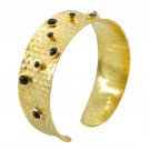 fine Multi Gemstone Gold Plated Multi Bangle genuine freely US gift