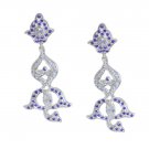 bewitching Amethyst 925 Solid Sterling Silver Purple Earring Natural regular US