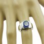 Genuine Lapis Lazuli Gemstones Silver Ring gift for christmas day US SZ 4-13