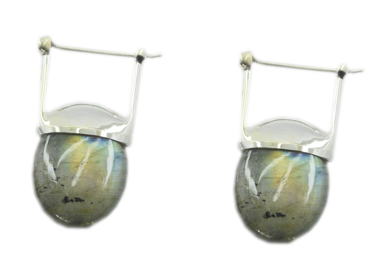 splendiferous Labradorite 925 Sterling Silver Multi Earring genuine jaipur US