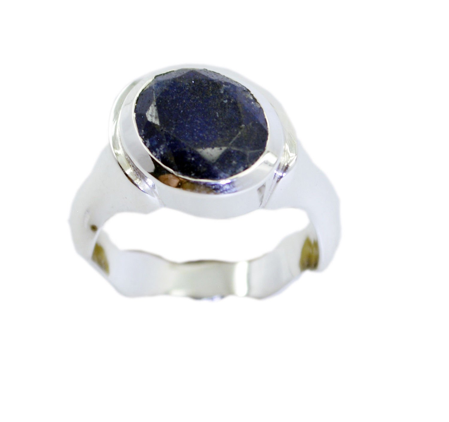 splendiferous Blue Shappire CZ 925 Sterling Silver Blue Ring Natural india US