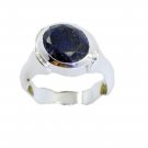 splendiferous Blue Shappire CZ 925 Sterling Silver Blue Ring Natural india US