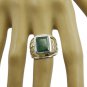 exquisite Indian Emerald 925 Sterling Silver Green Ring genuine wholesale US