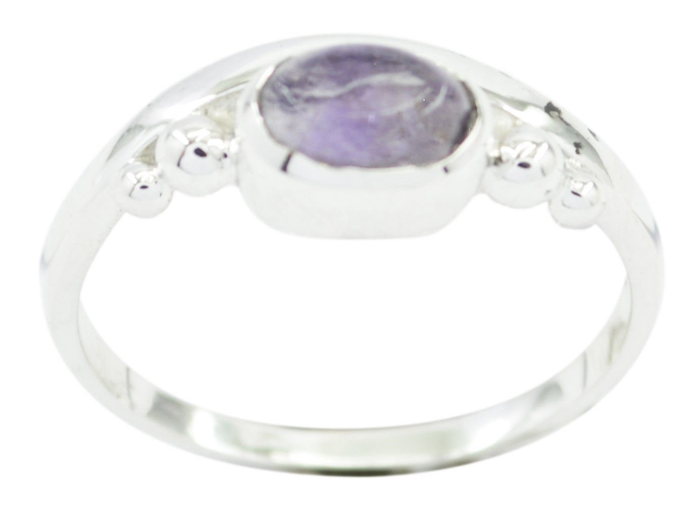 pleasing real Amethyst Purple Gems Silver Ring gift for brithday  US SZ 4-13