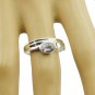 comely genuine Amethyst Purple Gemstones Silver Ring gift for christmas day US