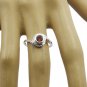 fine genuine Garnet Red Gemstones Silver Ring gift valentine's day US SZ 4-13