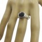 fine genuine Black onyx Black Gemstones Silver Ring gift for labourday US SZ 5-9