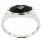 enticing genuine Black onyx Gemstones Silver Ring gift independence US SZ 4-11
