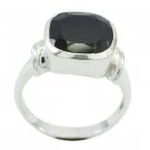 ideal Natural Black onyx Gemstone Silver Ring for ladies and gents US SZ  5-9