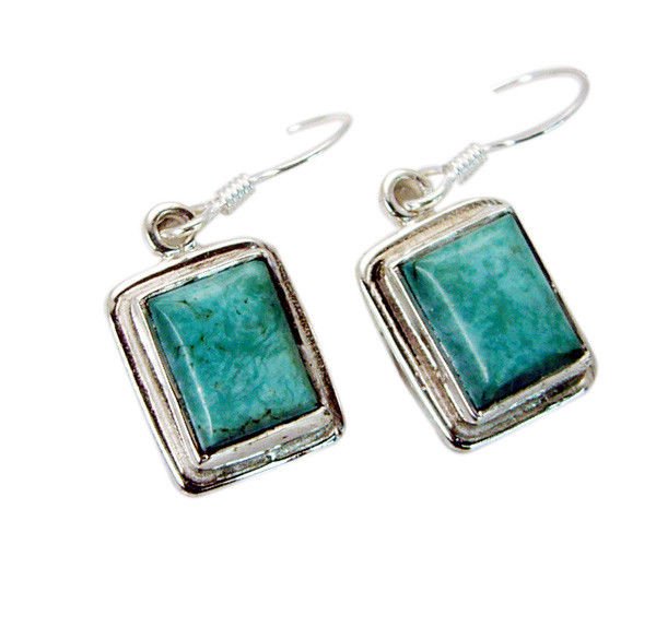 delicate Turquoise 925 Solid Sterling Silver Multi Earring genuine gemstone US
