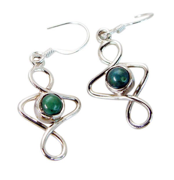 cute Turquoise 925 Solid Sterling Silver Multi Earring Natural jewelry US