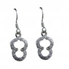 attractive white CZ 925 Solid Sterling Silver White Earring Natural gemstone US