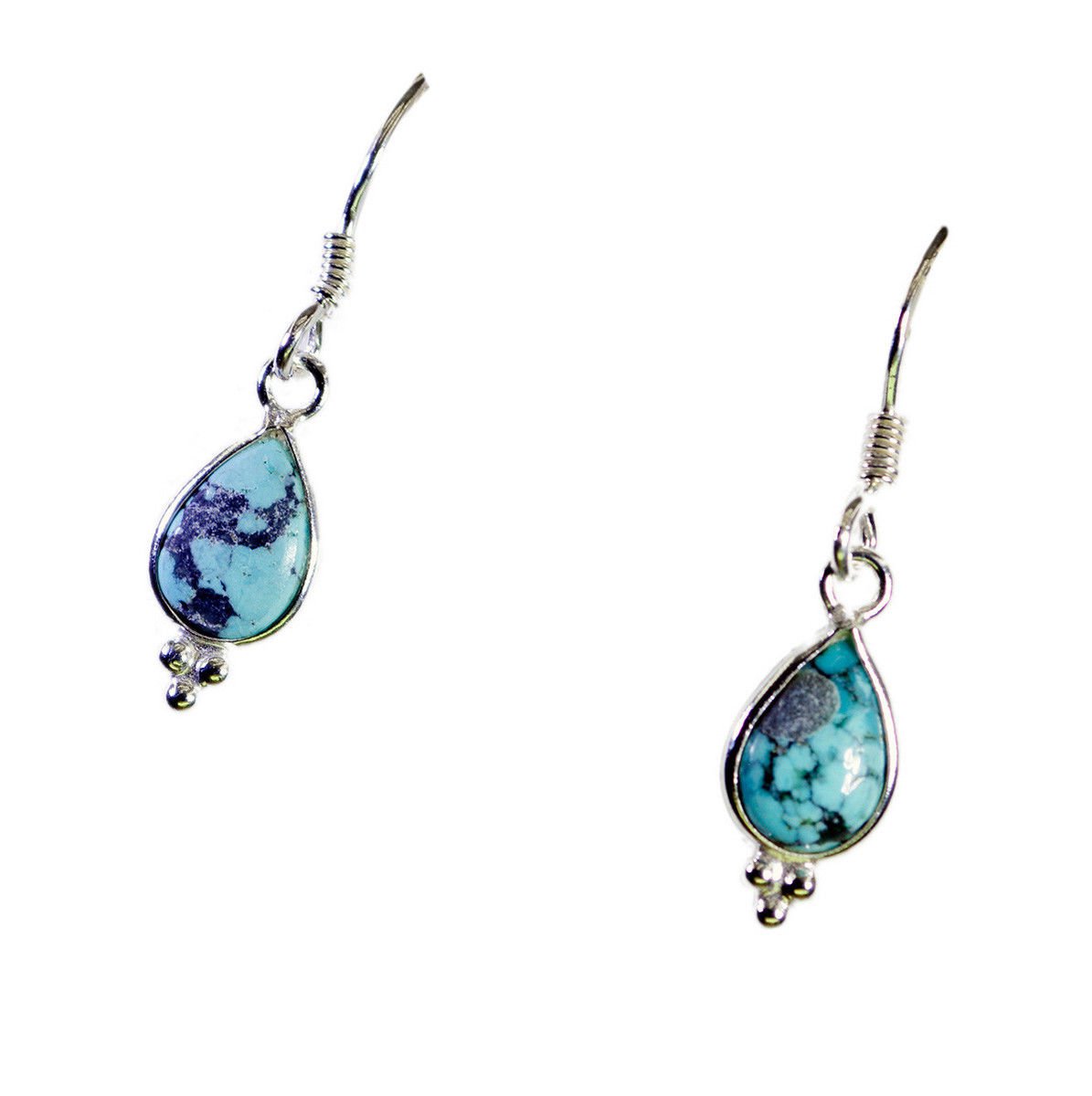 bewitching Turquoise 925 Solid Sterling Silver Multi Earring genuine usually US